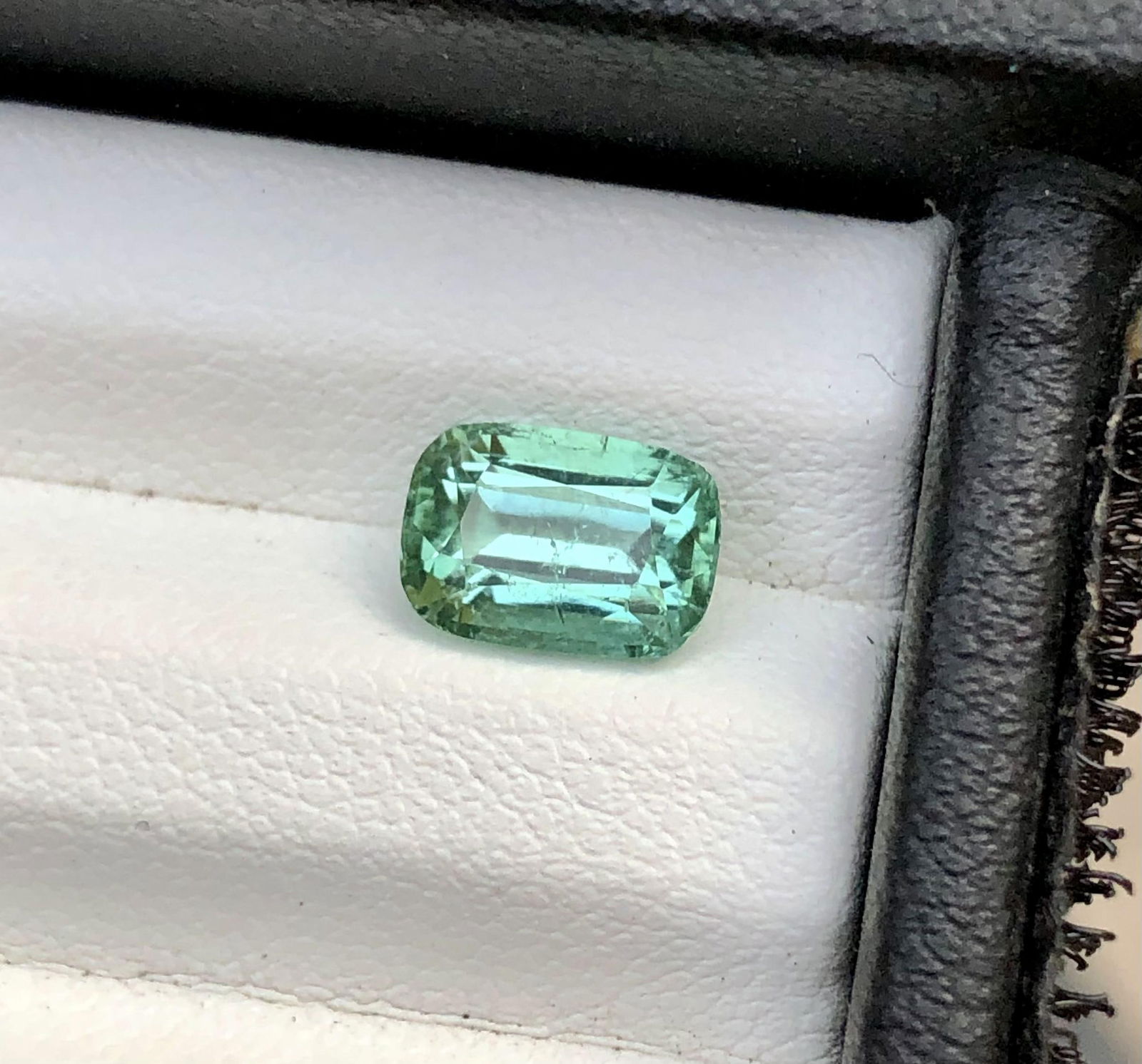 2.25 Carats Cushion Cut Natural Tourmaline Gemstone - 8X6X5 mm: 2.25 Carats Cushion Cut Natural Tourmaline Gemstone - 8X6X5 mm FREE SHIPPING: