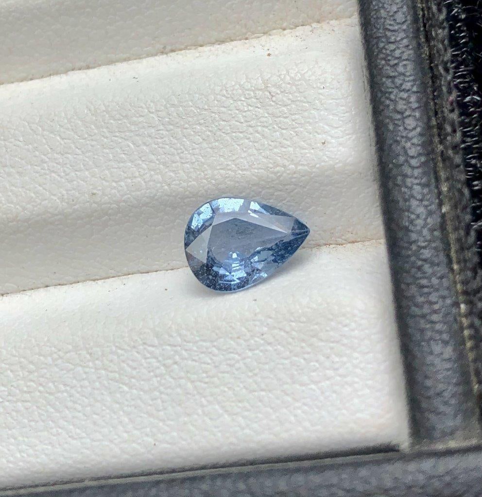 0.55 Carats Natural Blue Sapphire Gemstone - 7X5X3 mm (1 of 2)