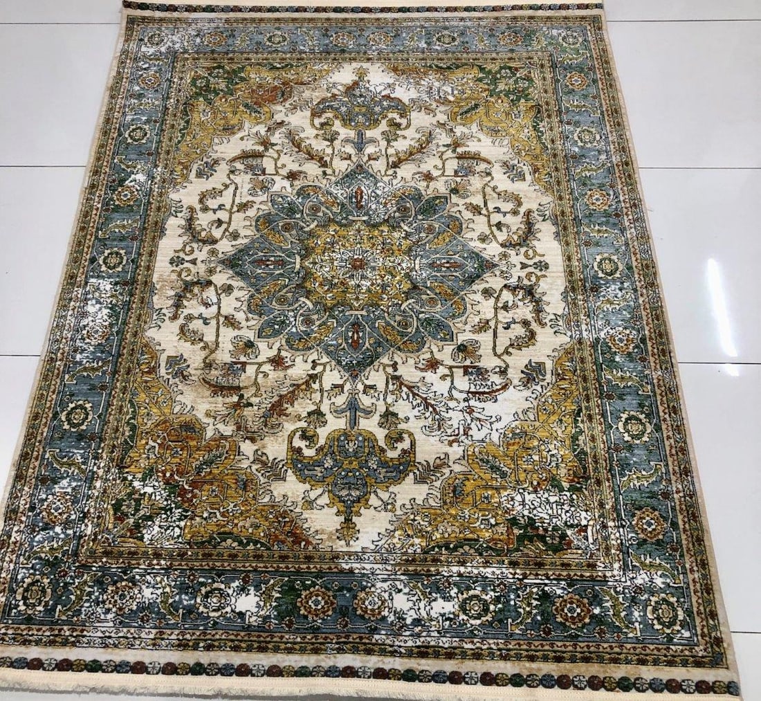 Vintage Mazlaghan Persian Rug (1 of 4)