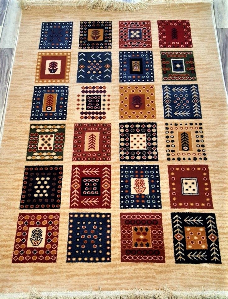 Coffee Shop Rug: Coffee Shop Rug - 4' x 6'Shipping rates are determined by Parcel weight and destination.Combined shipping: We offer combine shipping on multiple items purchased to reduce shipping cost.