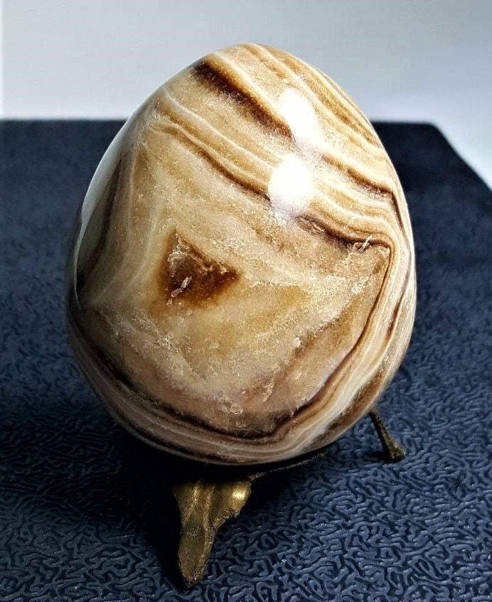 Chocolate Calcite EGG - 285.3 Grams (1 of 2)
