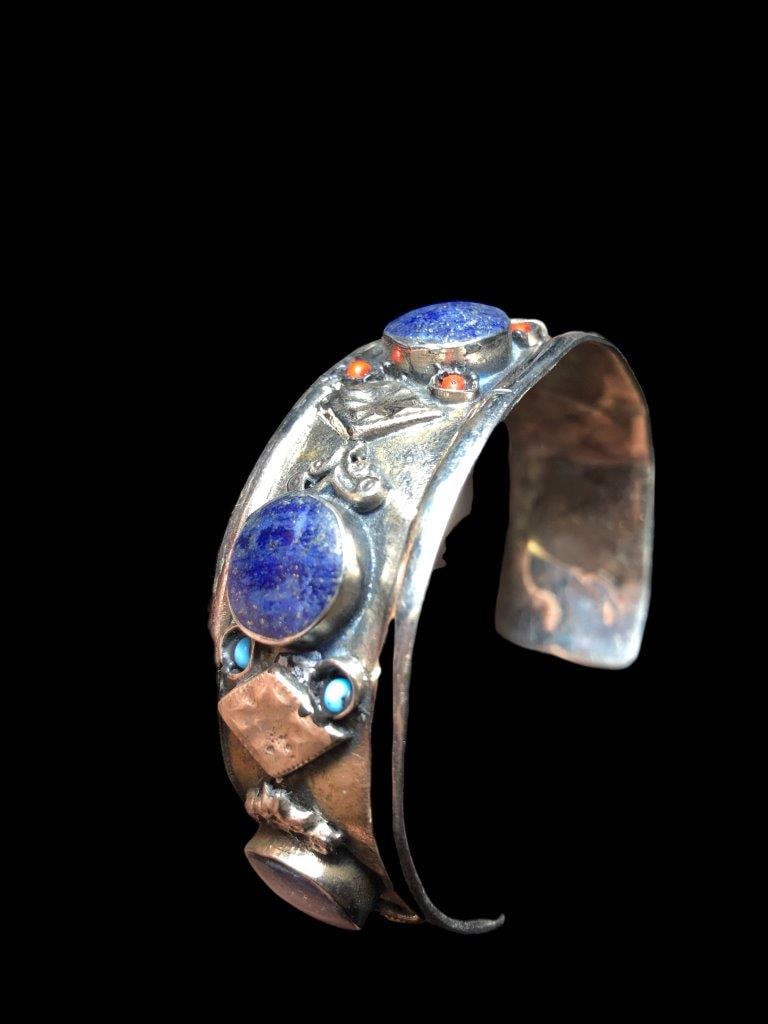 Antique Brass Bracelet - Old Style Jewelry (1 of 3)