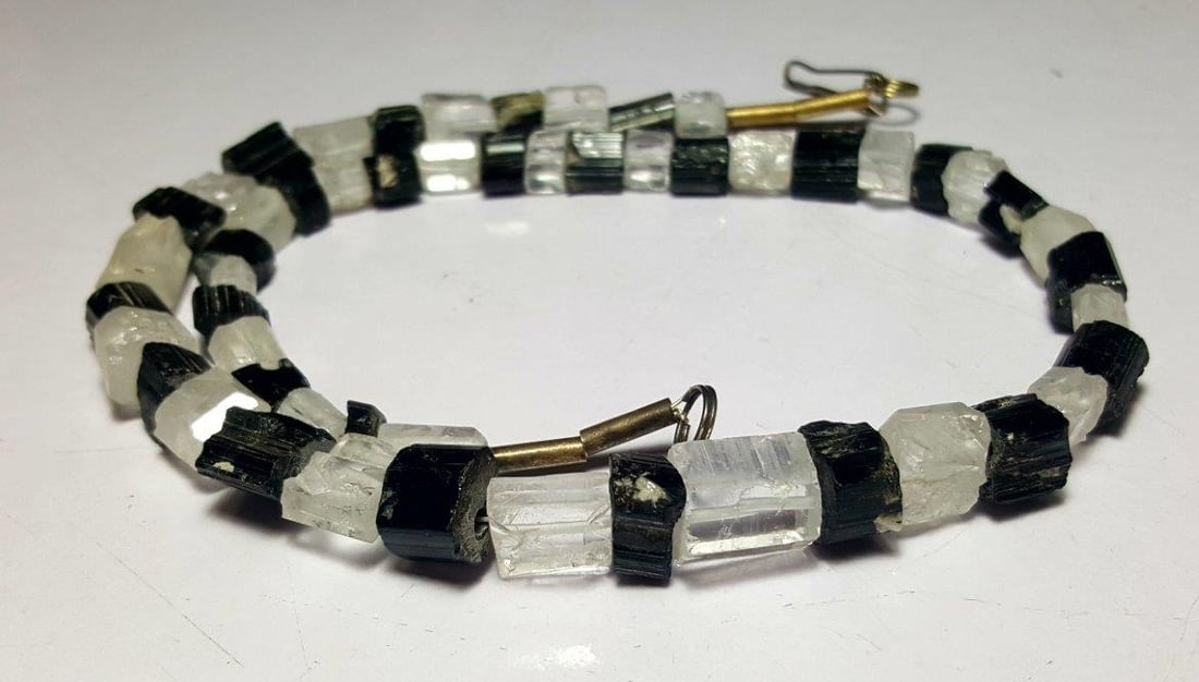 Quartz & Black Tourmaline, Bracelet (1 of 3)
