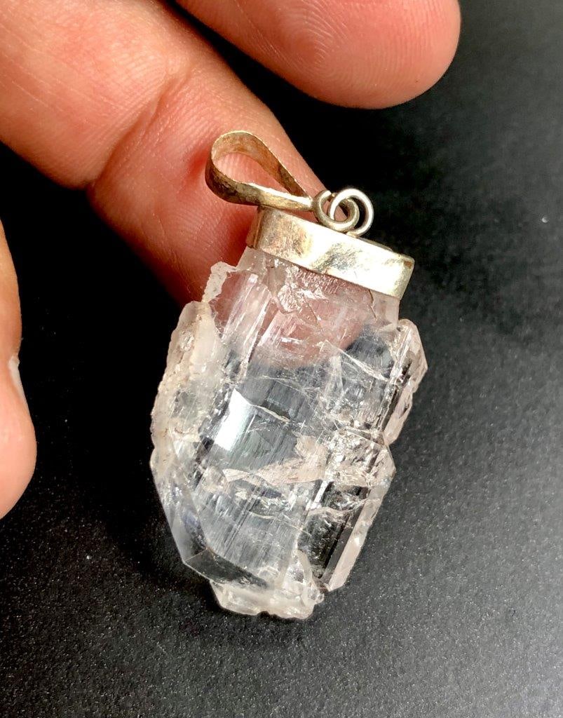 Fedan Quartz Pendant in Silver: Fedan Quartz Pendant in Silver Shipping: $23.00. Shipping rates are determined by Parcel weight and destination.