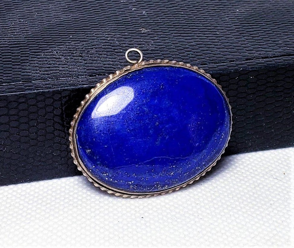 Torquoise Blue Aragonite Healing Pendant (1 of 3)