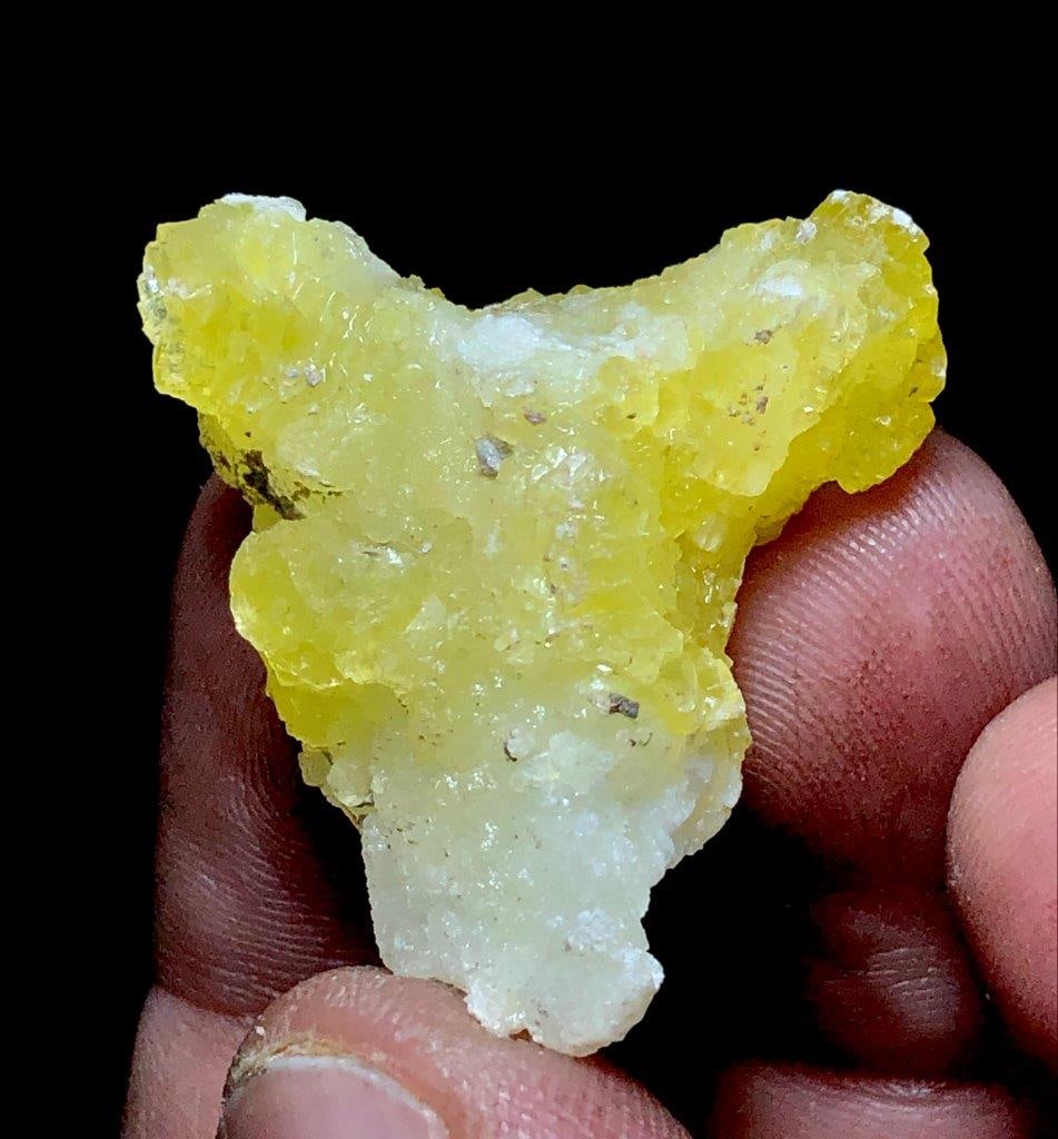 105 Lemon Yellow Brucite Mineral Baluchistan - 7.7 Grams - 30X25X15 mm (1 of 4)