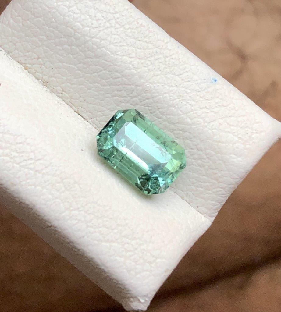 Seafoam Tourmaline Natural Colour - 1.50 Carats - 8X5X5 mm: Seafoam Tourmaline Natural Colour - 1.50 Carats - 8X5X5 mm Shipping: