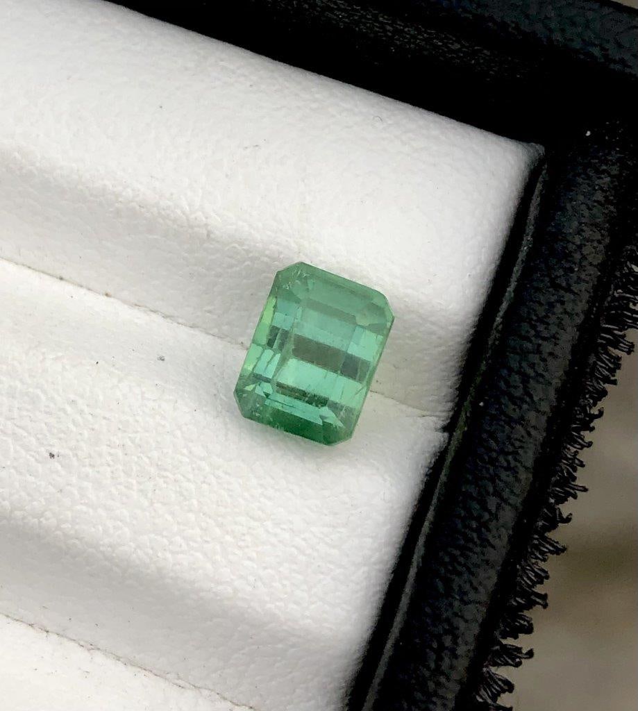 2.10 Carats Beautiful Green Tourmaline - 8X6X6 mm: 2.10 Carats Beautiful Green Tourmaline - 8X6X6 mm Shipping: