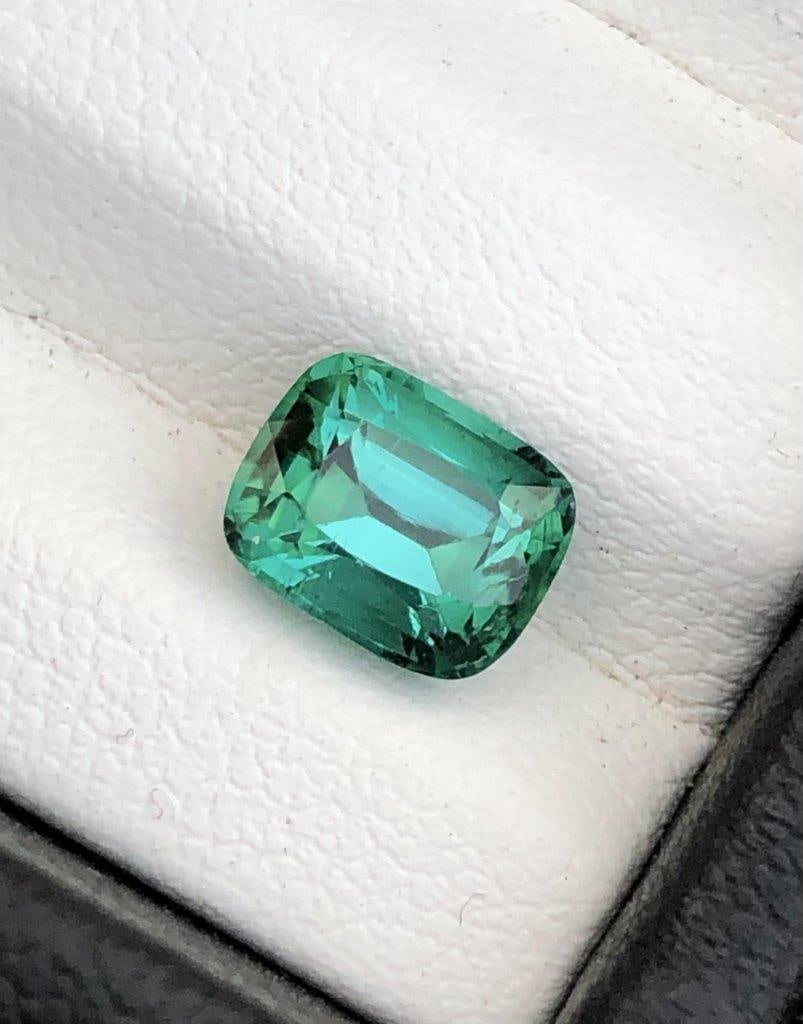 1.85 Carats Greenish Blue Tourmaline Gemstone - 8X7X5 mm: 1.85 Carats Greenish Blue Tourmaline Gemstone - 8X7X5 mm SHIPPING: 23$ Worldwide