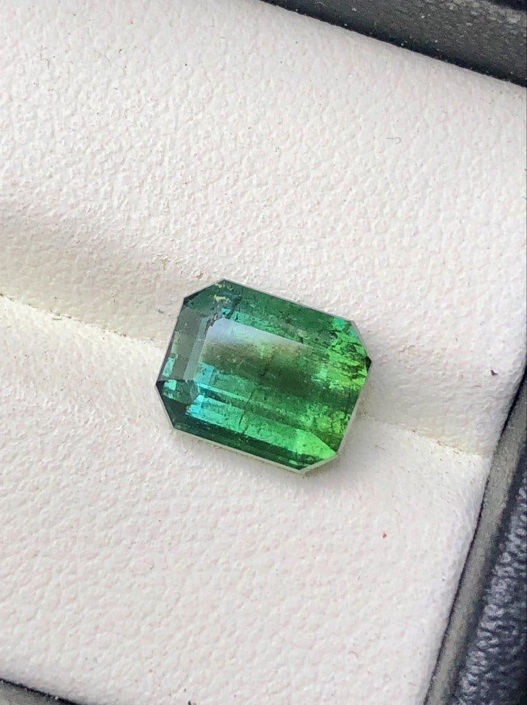 3.10 Carats Greenish Tourmaline With Si INCLUSION - 9X7X6 mm (1 of 4)