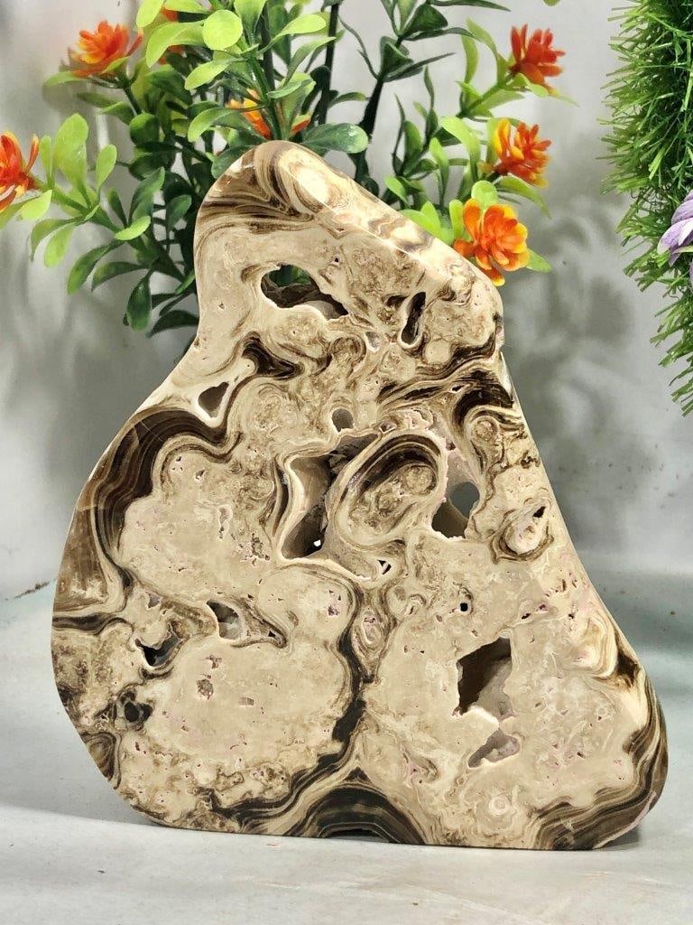 1.5 KG Top Quality Choclate Calcite Healing Tumblr (1 of 6)