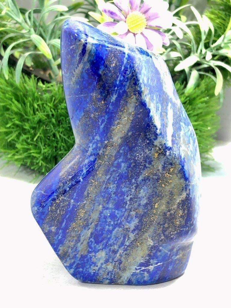 990 grams Polished Lapis Lazuli with Pyrite Freefoam Tumblr (1 of 3)