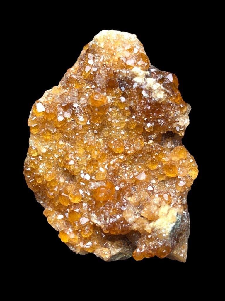 Hessonite Garnet Cluster On Matrix Specimen: 40 Grams Mineral Specimen from Pakistan (1 of 2)