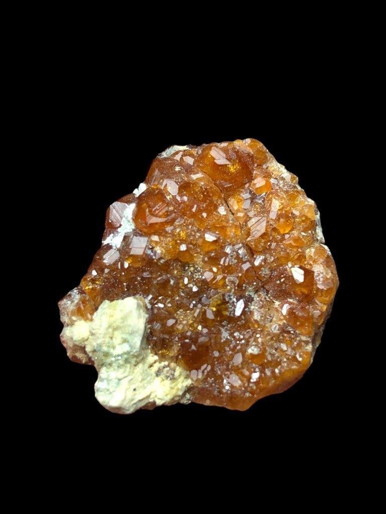 Hessonite Garnet Cluster On Matrix Specimen: 30 Grams Mineral Specimen from Pakistan (1 of 3)