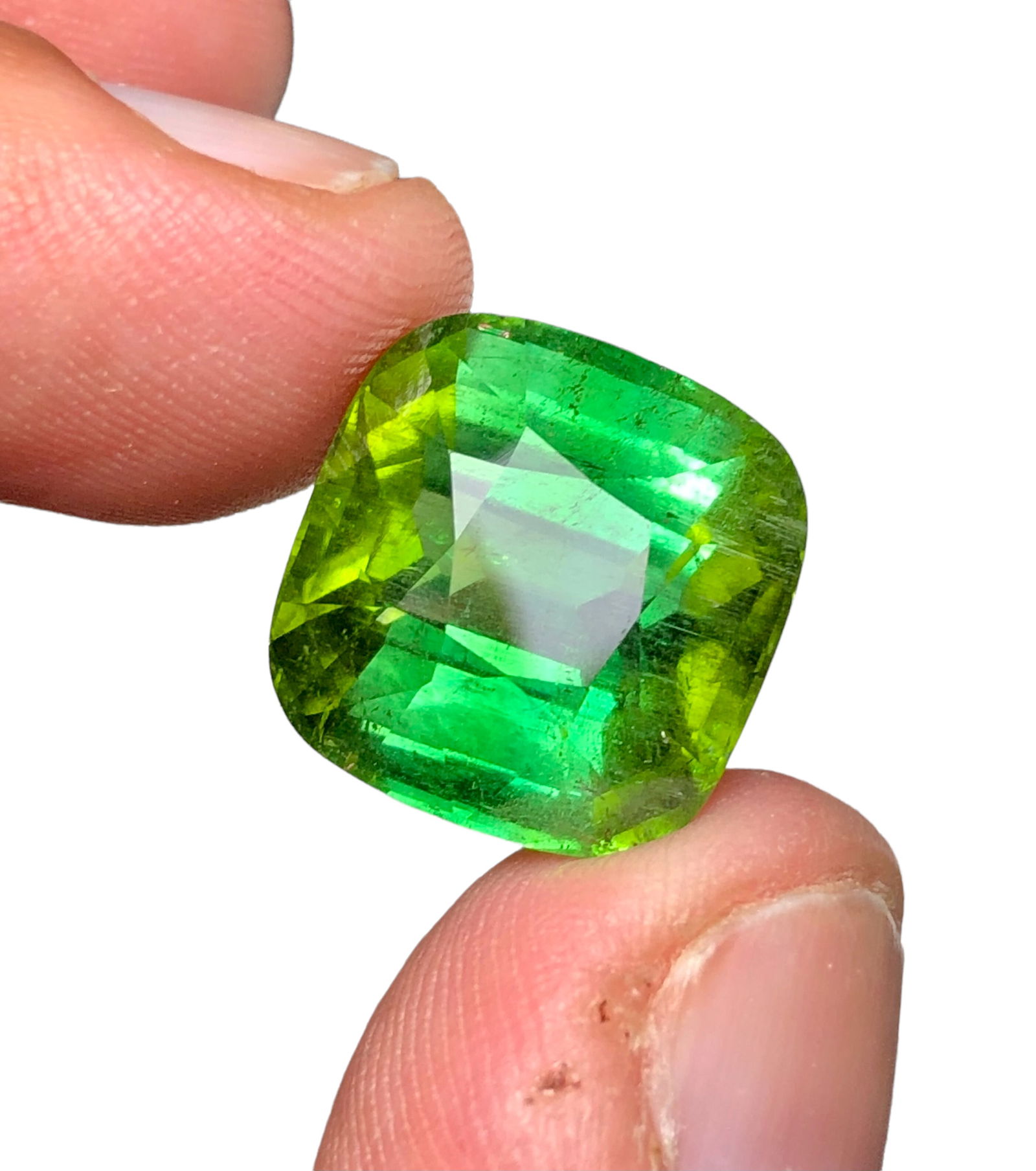 16.80 Carats Chrome Tourmaline From Afghanistan - 15X14X11 mm (1 of 4)