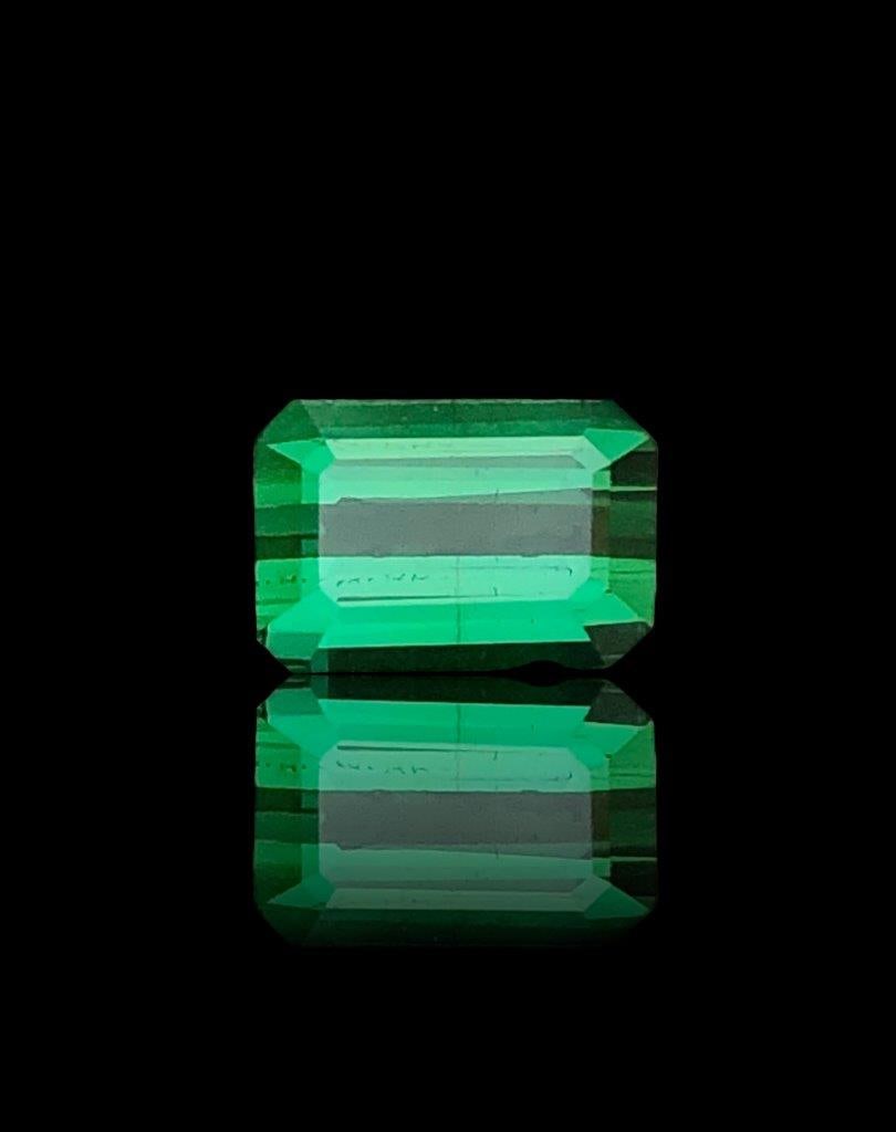 Green Tourmaline Loose Gemstone - 1.80 crts - 7X6X5 mm (1 of 4)