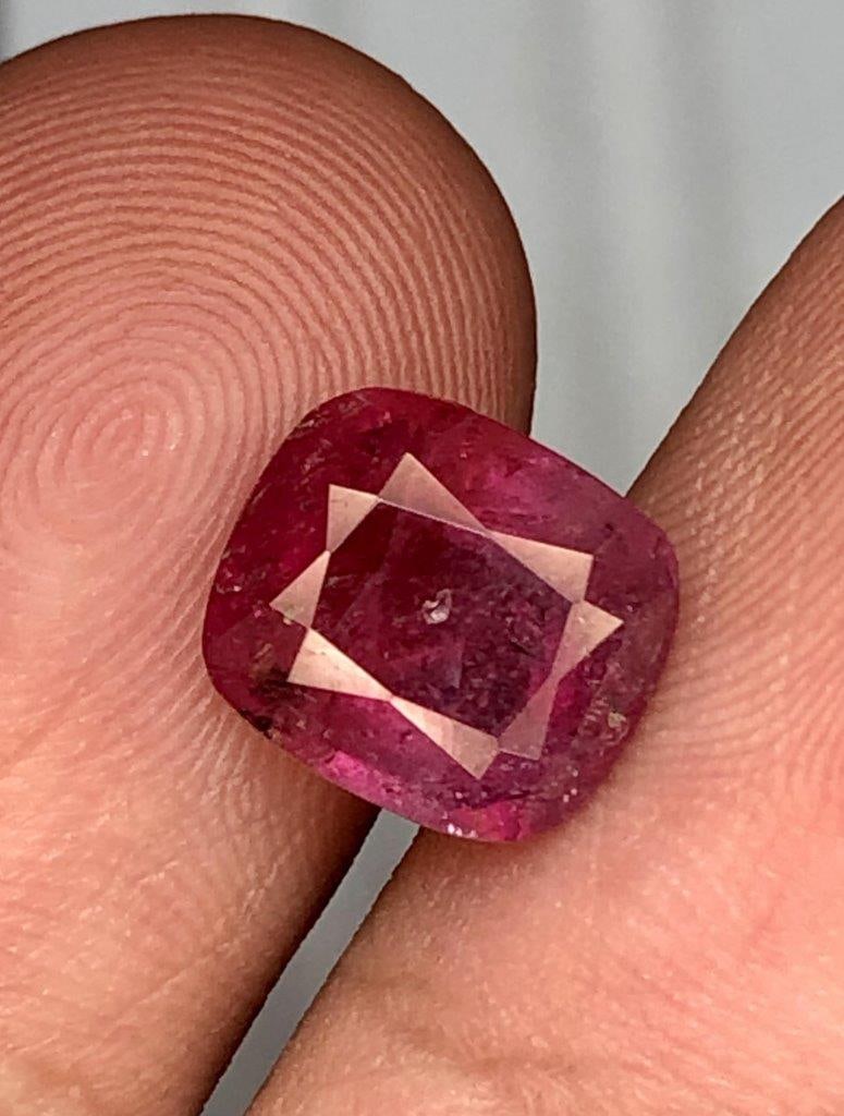 Rubelite Tourmaline Gemstone - 2.50 Carats - 9X8X5 mm (1 of 3)