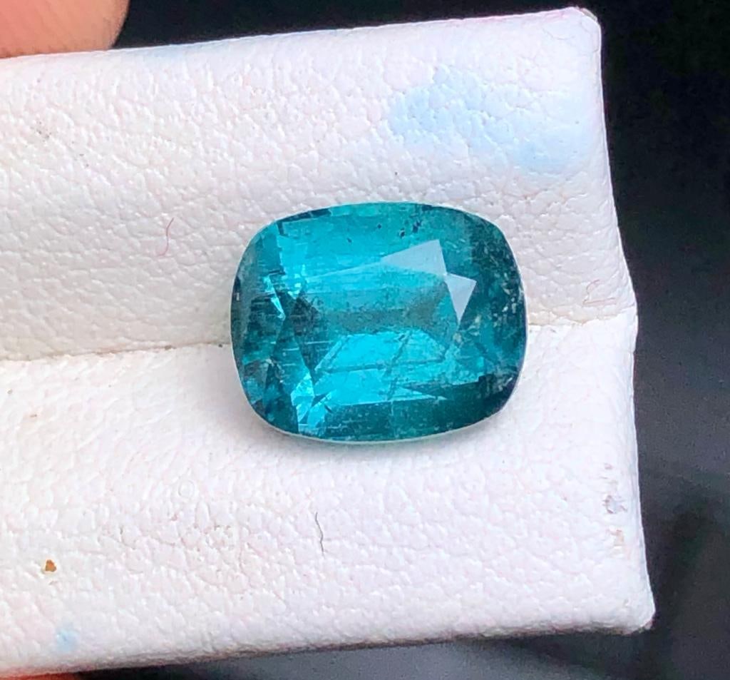 Indicolite Tourmaline - 3.05 Carats - 9X7X6 mm: Indicolite Tourmaline - 3.05 Carats - 9X7X6 mm Shipping Rate: $15.00 .shipping rates are determined by Parcel weight and destination.Combined shipping: We offer combine shipping on multiple items purc