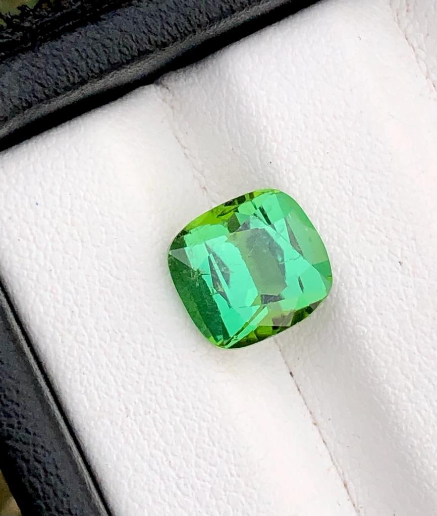 3.65 Carats VVS Green Tourmaline From Afghanistan - 9X8.5X6.5 mm: 3.65 Carats VVS Green Tourmaline From Afghanistan - 9X8.5X6.5 mm Shipping Rate: $15.00 .shipping rates are determined by Parcel weight and destination.Combined shipping: We offer combine shipping on m