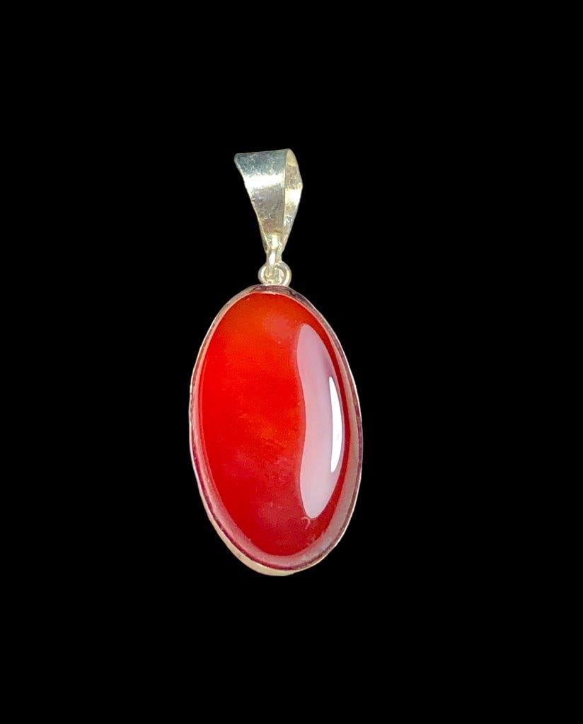 Honey agate necklace (1 of 2)