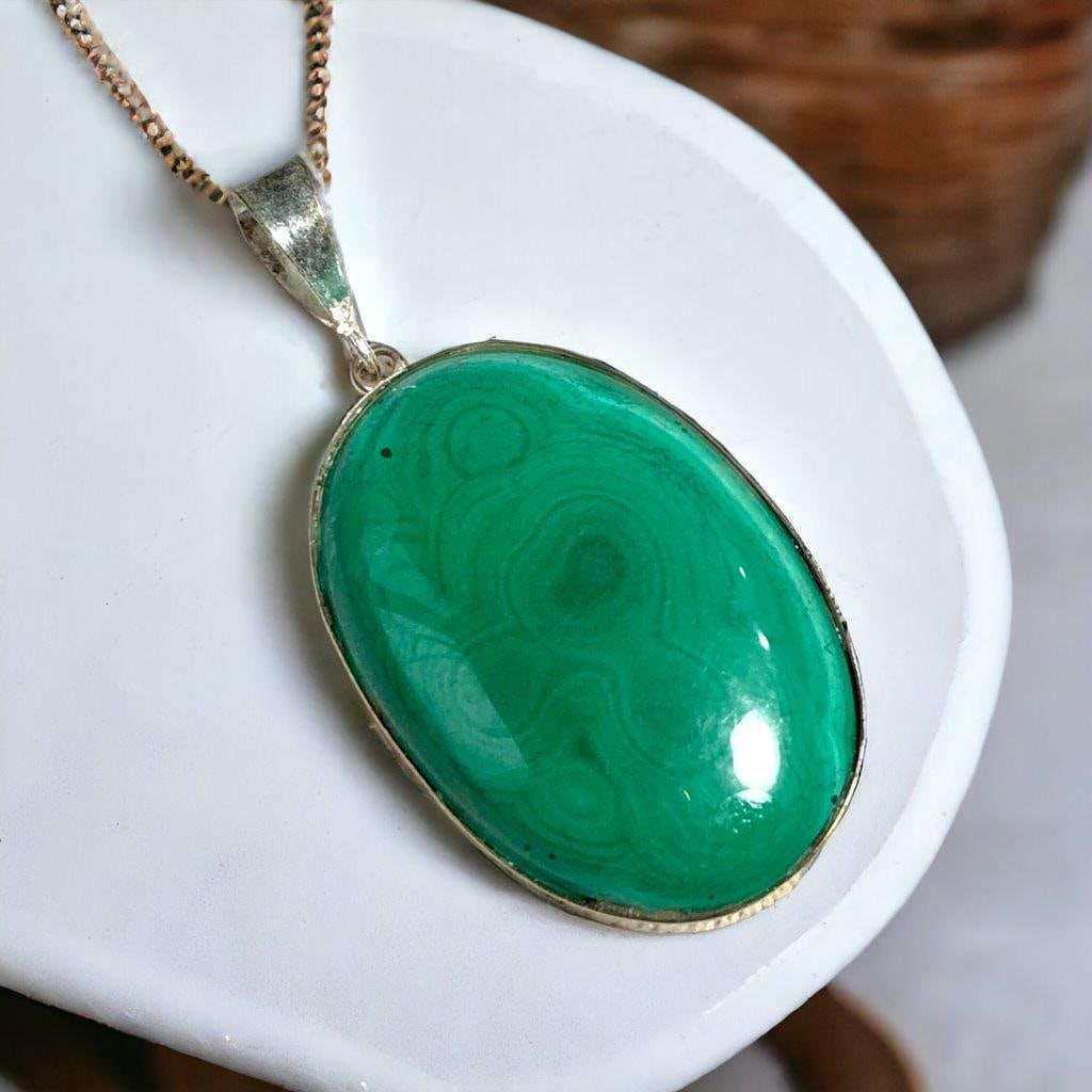 Malachite Necklace Jewelry for Gift (1 of 2)