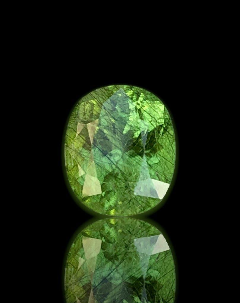 Rutiled Peridot - 9.15 Carats - 13X11X9 mm: Rutiled Peridot - 9.15 Carats - 13X11X9 mm Shipping Rate: FREE SHIPPINGshipping rates are FREE WORLDWIDECombined shipping: We offer combine shipping on multiple items purchased to reduce shipping cost