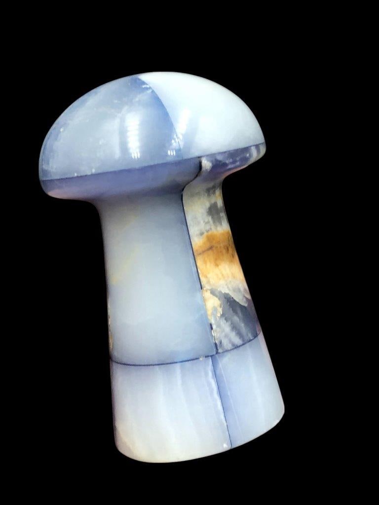 Dyed Onyx Mashroom: Dyed Onyx Mashroom Shipping: $23.00. Shipping rates are determined by Parcel weight and destination.