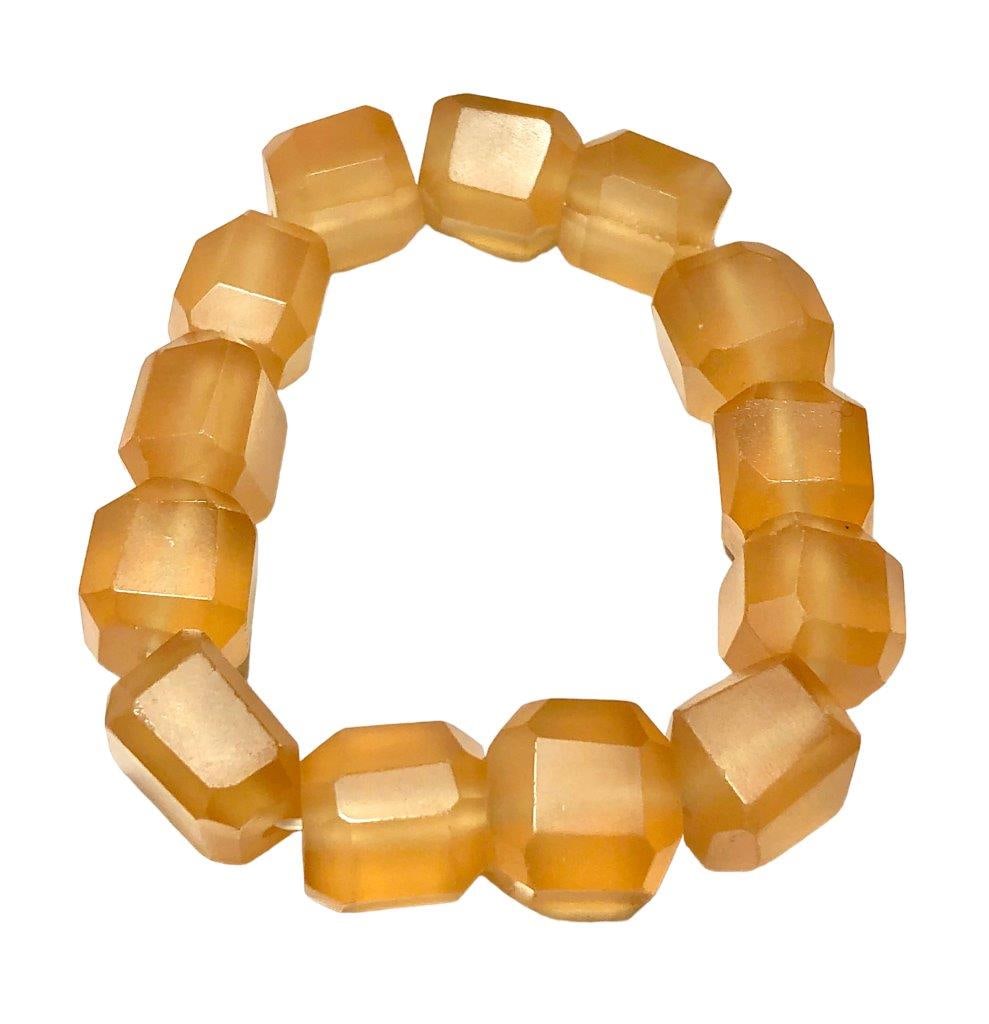 Honey Calcite Healing Crystal Bracelet,Gemstone Bracelet (1 of 2)