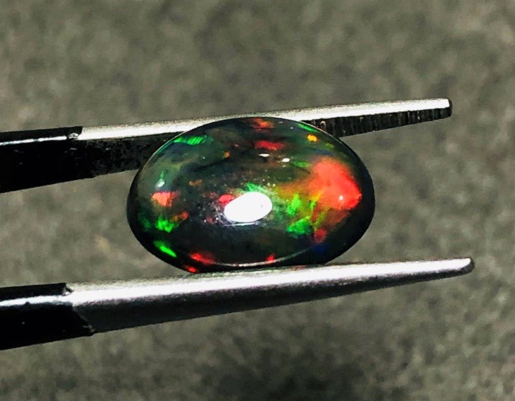 2crts Ethopian Black Fire Opal - 4