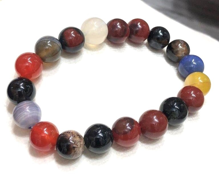 AAA Quality Amazing Mix Stone Stretchable Healing Bracelet (1 of 4)