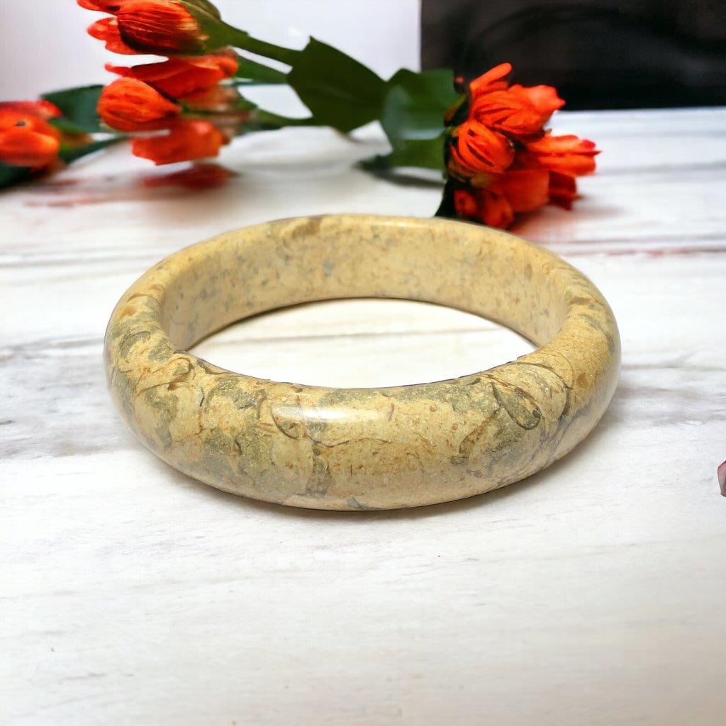 Jasper Bangle: Jasper Bangle Shipping: 