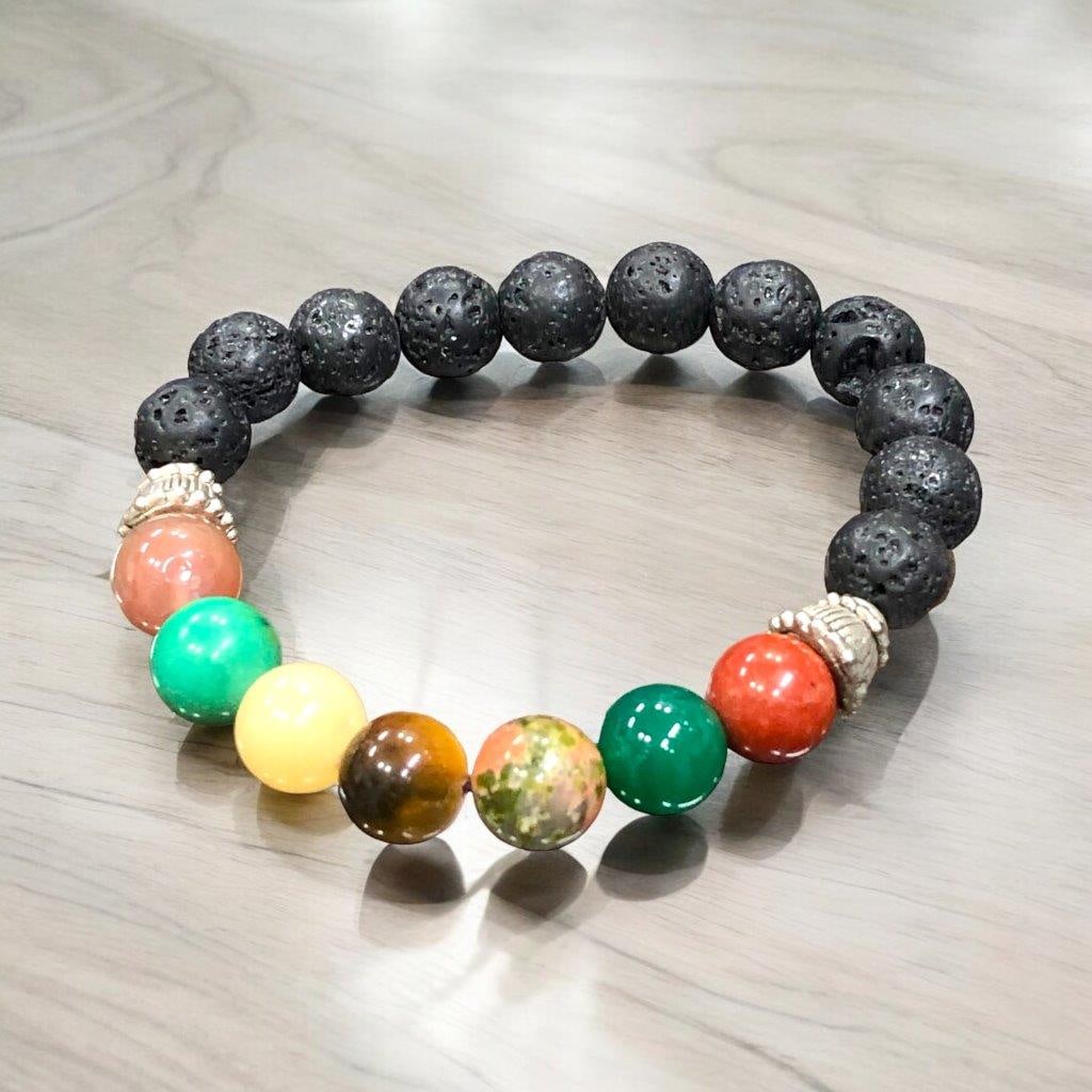 Mix Stone Amazing Design Healing Bracelet: Mix Stone Amazing Design Healing Bracelet Shipping: