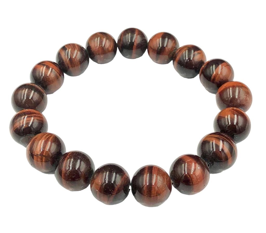 AAA Genuine Tiger Eye Bracelet, Natural Yellow Brown Tiger's eye, Crystal Healing (1 of 3)
