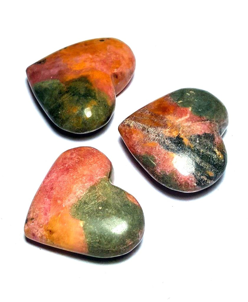 Baby Pink Rhodonite Hearts: Baby Pink Rhodonite Hearts Shipping: $23.00. Shipping rates are determined by Parcel weight and destination.