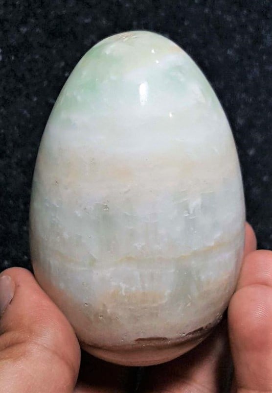 Carrabian Calcite Healing EGG - 266 Grams: Carrabian Calcite Healing EGG - 266 Grams - 76X49 mm Shipping: $36.00. Shipping rates are determined by Parcel weight and destination.