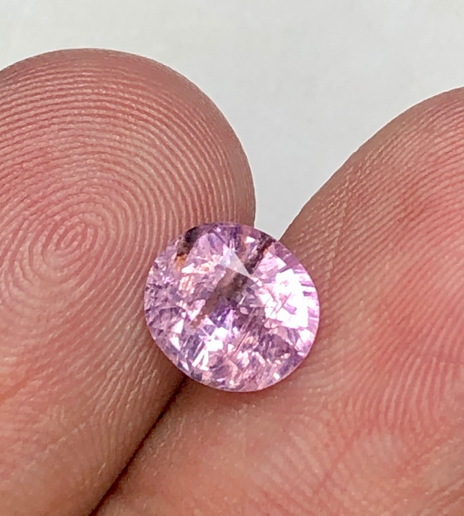 1.80 CARATS NATURAL PINK SAPPHIRE - 8X7X4.5 mm: 1.80 CARATS NATURAL PINK SAPPHIRE - 8X7X4.5 mm Choose design of your own and we will make it for youWe accept custom order in Sterling Silver, Gold and Platinum in WholeSale PriceColored Gems Diamonds
