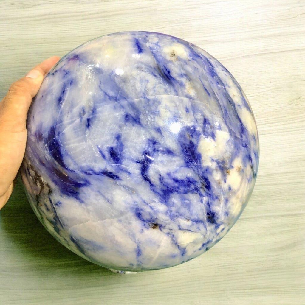 BIG SIZE Rare Afghanite Polished Sphere 24 KG (1 of 4)