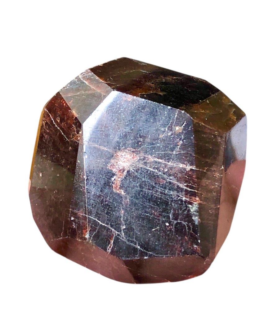 157 Grams Hessonite Garnet Crystal - 46X42X18 mm (1 of 2)