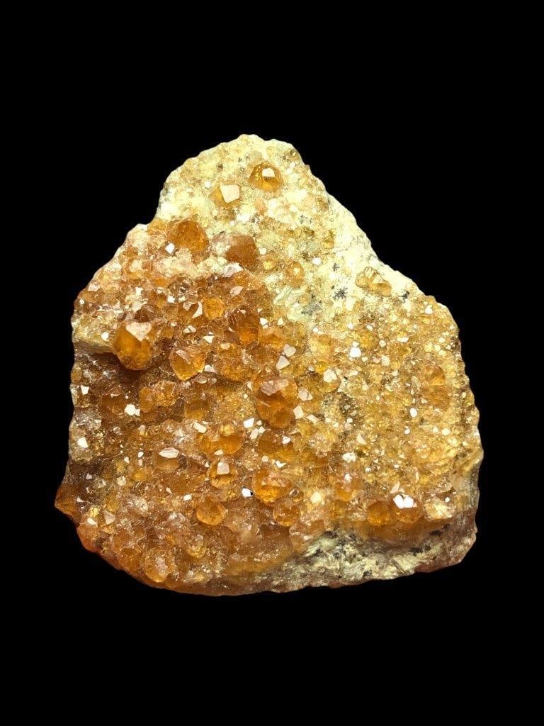 Hessonite Garnet Cluster On Matrix Specimen: 55 Grams Mineral Specimen from Pakistan (1 of 3)