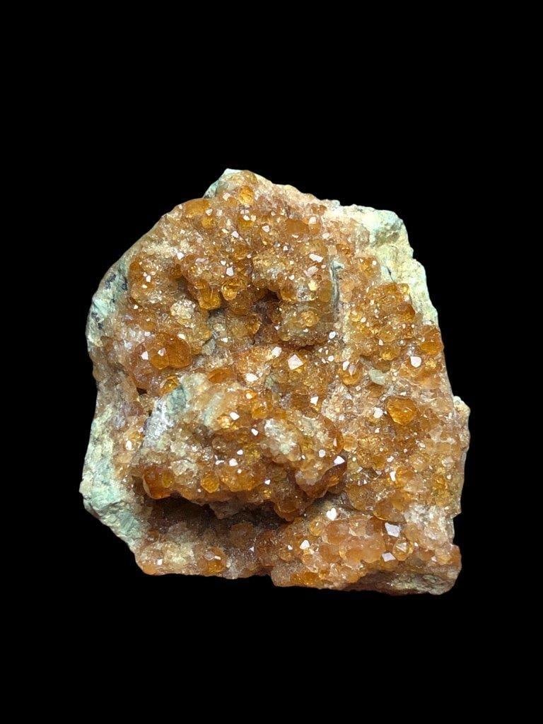 Hessonite Garnet Cluster On Matrix Specimen: 30 Grams Mineral Specimen from Pakistan (1 of 2)
