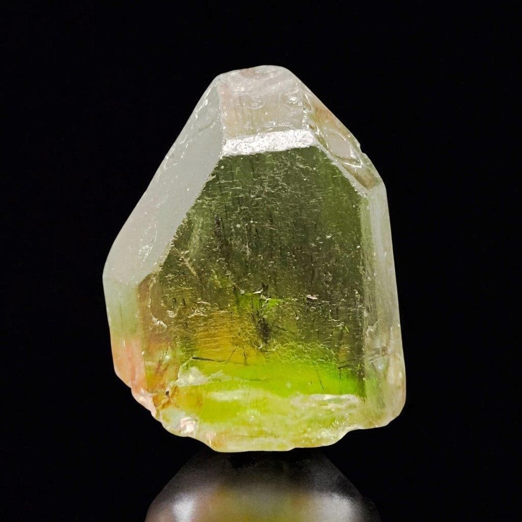Exceptional Peridot Crystal 180ct – Unique Rutile Inclusions 41x29x27mm (1 of 5)