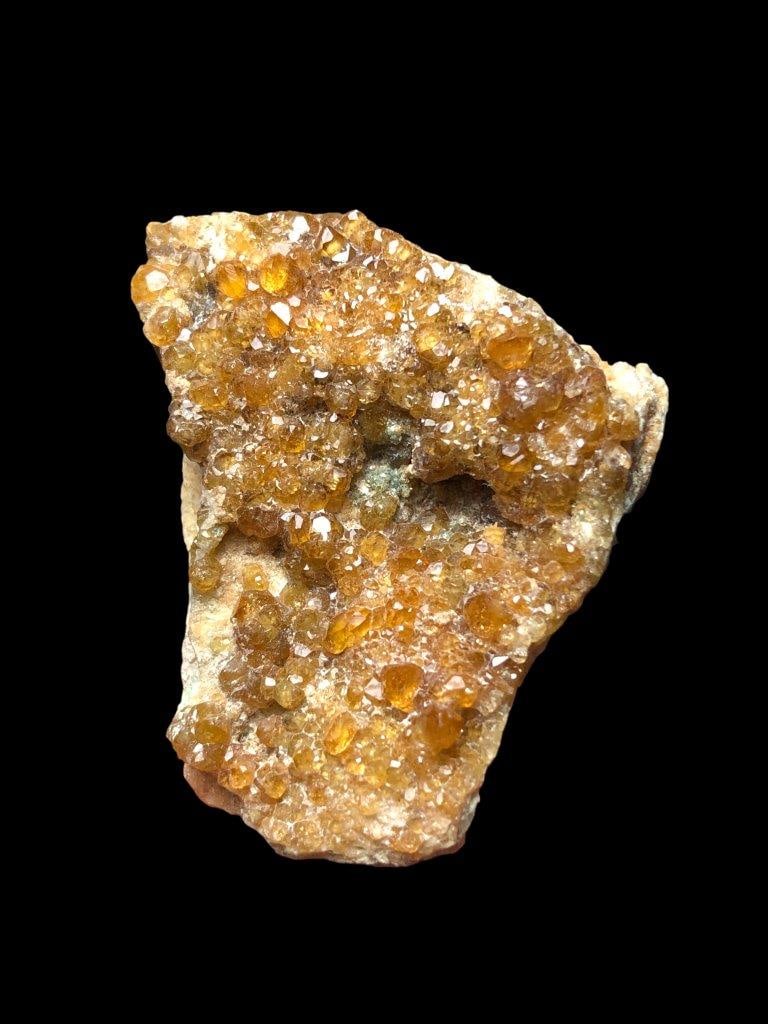 Hessonite Garnet Cluster On Matrix Specimen: 60 Grams Mineral Specimen from Pakistan (1 of 2)