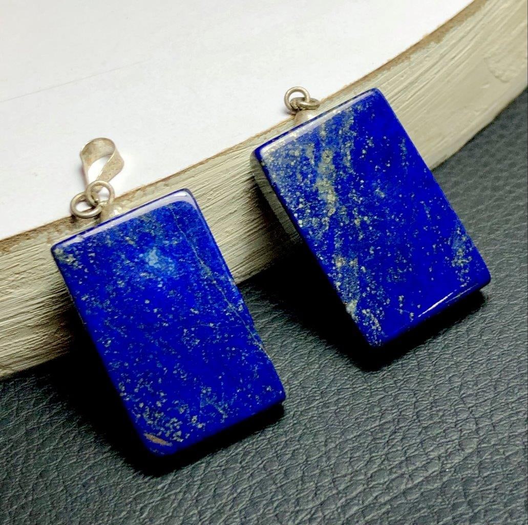 AAA Quality Lapis Paired Pendants: AAA Quality Lapis Paired PendantsShipping Rate: $15.00 .shipping rates are determined by Parcel weight and destination.Combined shipping: We offer combine shipping on multiple items purchased to