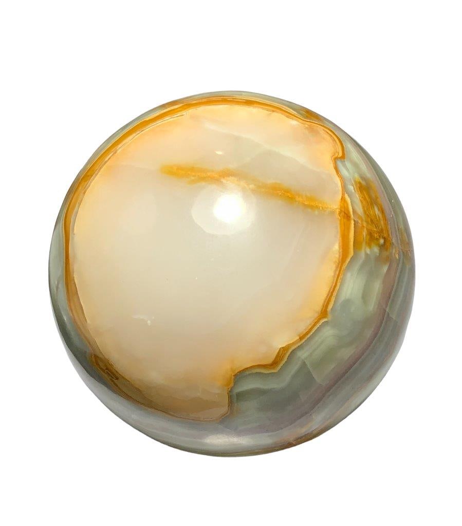551 Grams Top Quality Green Onyx Sphere - Diameter 73 mm (1 of 3)