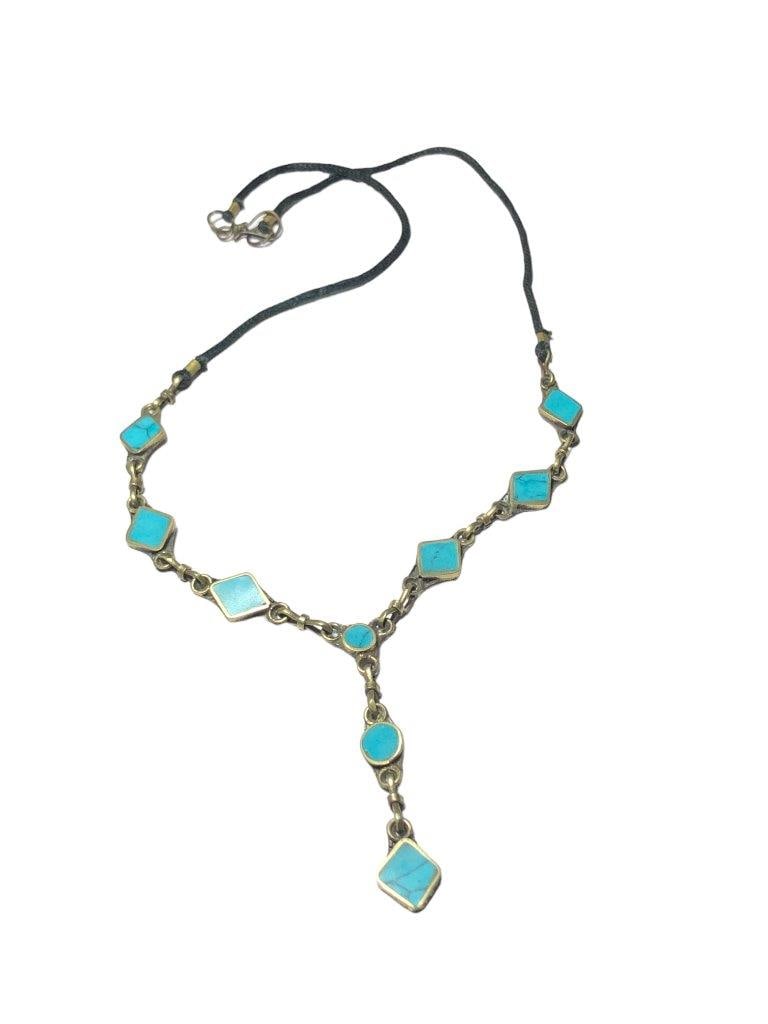 Hand Made Afghan Brass Necklace (1 of 3)