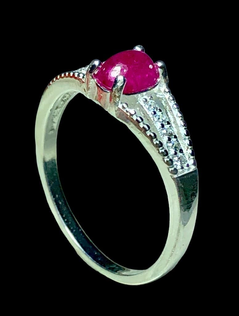 Natural Unheated Untreated Ruby Ring Afghanistan Ruby - 4
