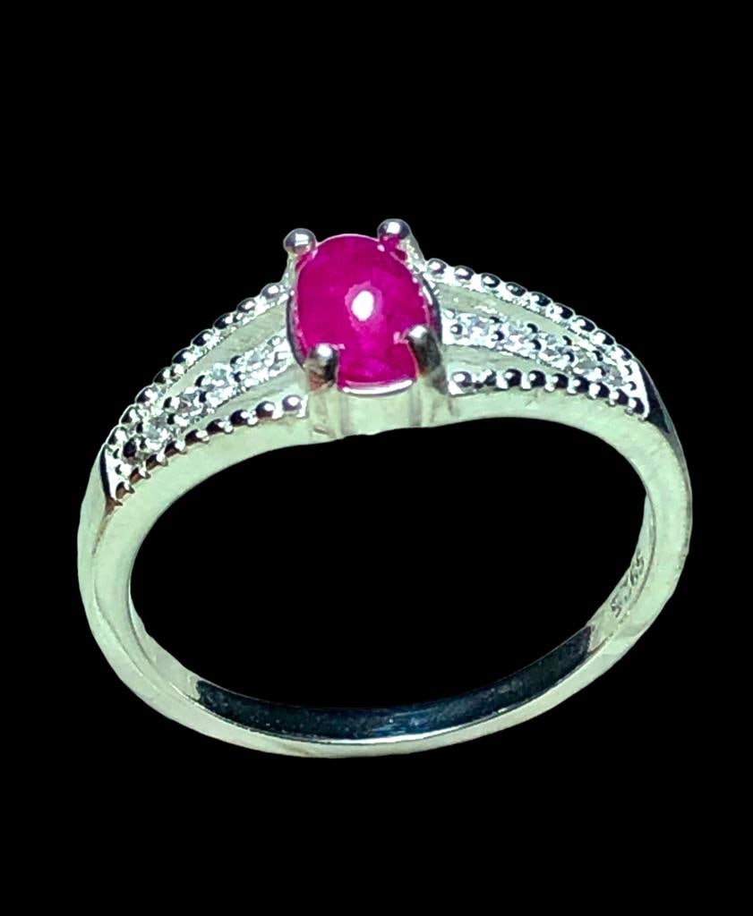 Natural Unheated Untreated Ruby Ring Afghanistan Ruby - 5