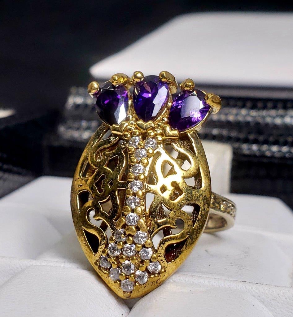 Bronze Turkish Jewelry - Unique Desgn Stylish Ring: Bronze Turkish Jewelry - Unique Desgn Stylish Ring FREE SHIPPING Shipping rates are determined by Parcel weight and destination.