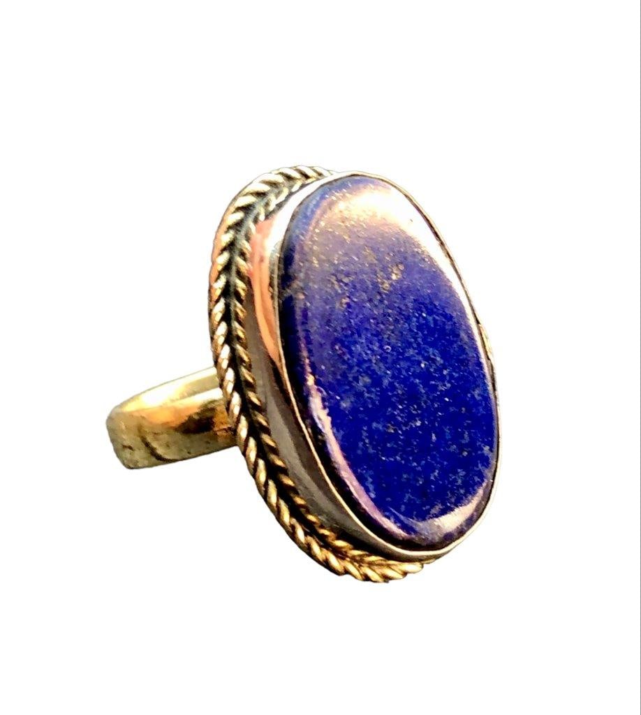 Lapis lazuli ring, statement rings (1 of 2)