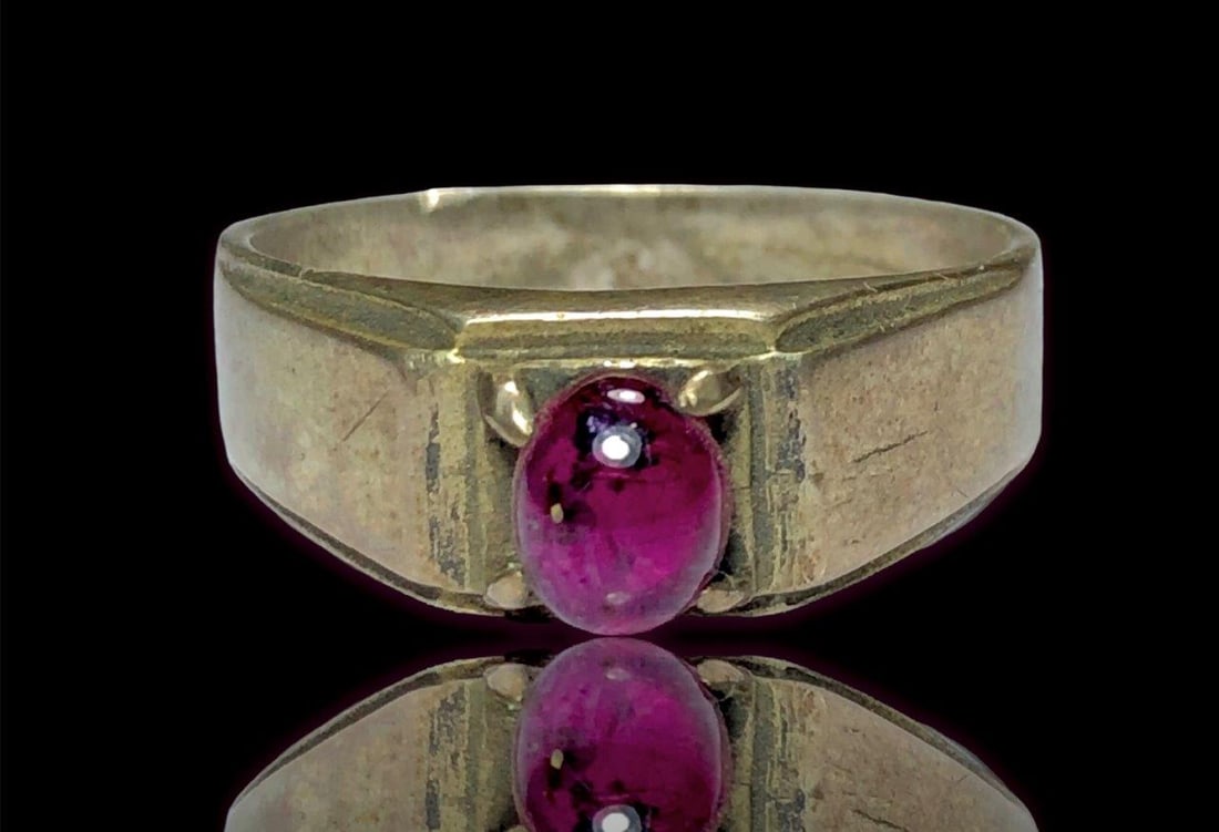 Fine Quality Ruby Cab July Birthday Wedding Ring Ring - 2